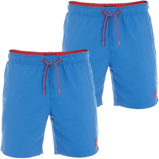 riverso Herren Badehose RIVDavid Regular Fit 2er Pack Regular Fit Blau Tunnelzug XXL