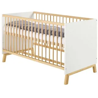Schardt Babybett Kombi-Kinderbett 70x140 cm Venice, Made in Germany, umbaubar zum Juniorbett 84 cm