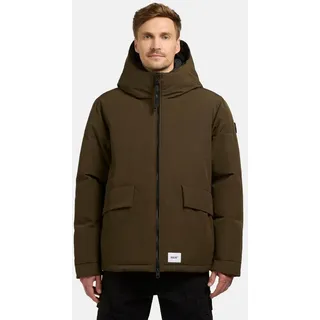 khujo Winterjacke Gero-YM Warme Herren Outdoorjacke mit Kapuze grün XL (54)