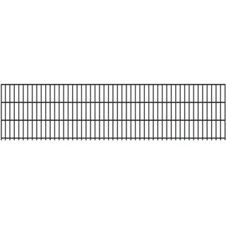 FA-Bausysteme Doppelstabmattenzaun 6/5/6 250 cm x 63 cm Anthrazit