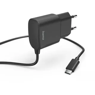 Hama Ladegerät mit USB-C-Anschluss 12 W 1 m Schwarz