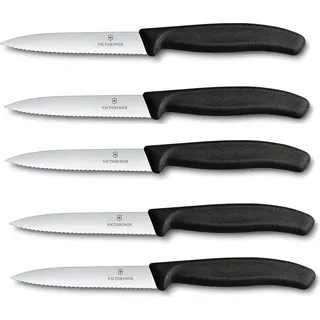 Victorinox Gemüsemesser 10 cm 6-tlg. Schwarz