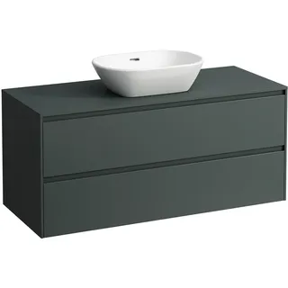 Laufen Waschtischunterschrank 2 Schubladen 118,0 x 49,5 x 52,5 cm Verkehrsgrau