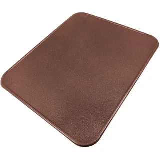 BAUSTER® Kaminbodenplatte aus Metall – Hitzeschutz für Kamin & Ofen – Pulverbeschichtet – Schwarz, Graphit oder Kupfer – 80x49 / 50x60 / 60x80 cm – Funkenschutzplatte (Kupfer, 60x50cm)