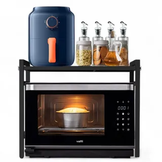 DanDiBo Ambiente Verstellbares Küchenregal 40-64 cm Schwarz