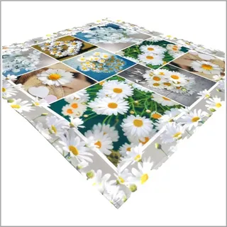 Brilliant Tischdecke Druckdecke / Maritim / Frühling / Mitteldecke / 85x85cm, Motiv bunt