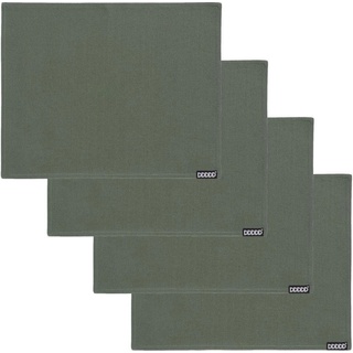 Platzset, Kit, DDDDD, (Set, 4-St), 35x45 cm, Baumwolle grün