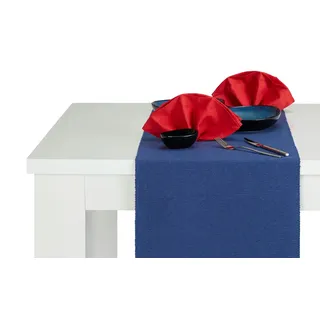 como Tischläufer  Bella , blau , Maße (cm): B: 40