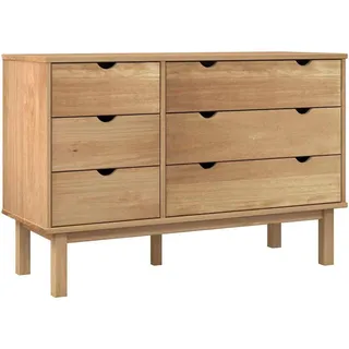 vidaXL OTTA 111 x 73,5 x 43 cm Braun
