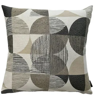 Homing Santorin 48 x 48 cm Beige/Schwarz