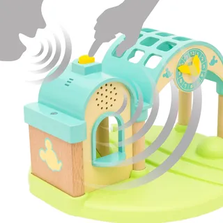 BRIO Micky Maus Bahnhof mit Aufnahmefunktion