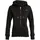 Hoodie-Jacke J005 Damen Schwarz XS