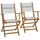 Klappstuhl Gartenstuhl 54 x 90 x 54 cm weiß 2 St