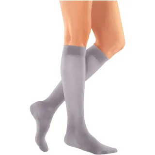 medi MJ-1 Metropole Kompressions-Kniestrümpfe | Größe L | Farbe: Dimgray | L2 Lang | Damen - L