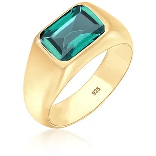 Elli Ring Siegelring Edelstein Trend Statement 925 Silber