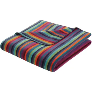 CAWÖ Lifestyle Streifen Plaid 150 x 200 cm Multicolor
