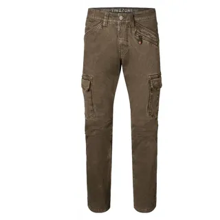 TIMEZONE Cargohose Cargo Denim Slim Fit Stretch Jeans für Herren TIMEZONE - Regular BenTZ beige 30