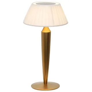 Zafferano -  Flaminia Zafferano Led Touch Wiederaufladbare Tischlampe - Klassisches Design Kabellos Gold