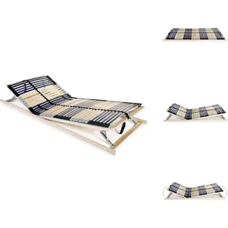 vidaXL Lattenrost mit 42 Latten 7 Zonen 70 x 200 cm -  Betten & Bettgestelle