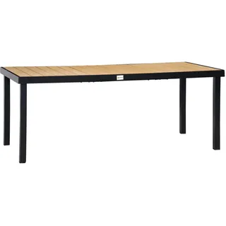 Outsunny Gartentisch 190 x 90 x 74 cm Beige/Braun