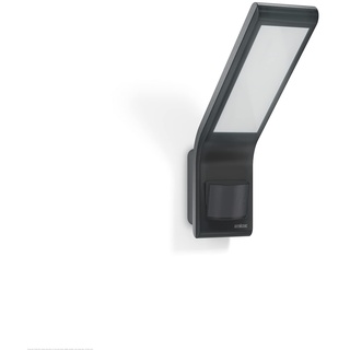 Steinel LED-Strahler XLED slim S anthrazit, 7,2 W, 648 lm, LED Wandleuchte, 160° Bewegungsmelder, 8 m Reichweite, 24,1 x 6,6 x 21 cm