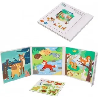 Magnetisches Puzzle-Buch, Waldtiere