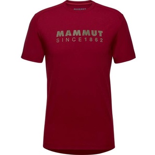 MAMMUT Herren Shirt Trovat T-Shirt Men Logo, blood red, M