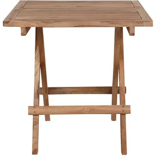 Bine kleiner Gartentisch 50x50 cm Teakholz massiv.