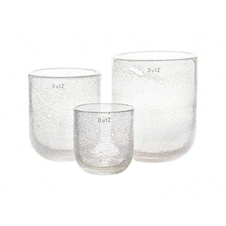 DutZ Vase, Clear Bubbles (H23 D19)