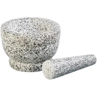 Rosenstein & Söhne Mörser mit Stößel aus natürlichem Granit Ø 14 cm