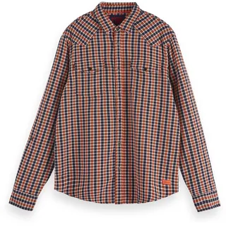 Scotch & Soda Herren Langarmhemd Western Shirt 152189-0217 XL - Combo A - XL