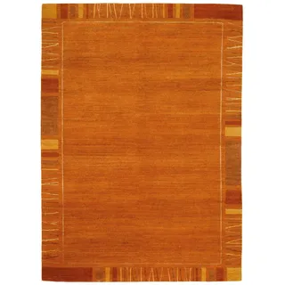 Wollteppich OCI DIE TEPPICHMARKE "Sensation Rekhi" Gr. 33, rosa (kupfer), B:200cm H:6mm L:250cm, Seide, Wolle, Teppiche, handgeknüpft, Nepal, reine Wolle, Wohnzimmer