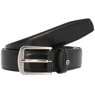 Aigner Herrengürtel Leder schwarz 110 cm
