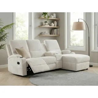 OTTO home Eckcouch Cord 3-Sitzer Beige