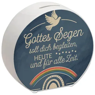 speecheese Spardose Taube und Regenbogen Gottes Segen Spardose
