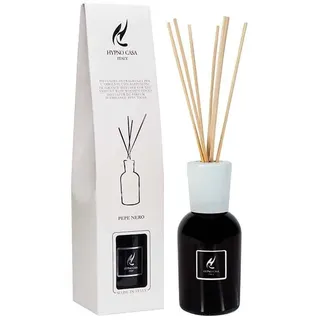 HYPNO Casa Raumduft-Diffuser mit Stäbchen Duft schwarzer Pfeffer 250 ml Made in Italy