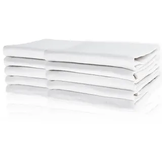 Castejo 10er Pack weiße Geschirrtücher 10er Pack , ideal zum Bedrucken /Trockentücher/Küchentücher/ Trockner/Gastronomie/Restaurant Farbe weiß Größe: 50x70cm CA29/10 Castejo