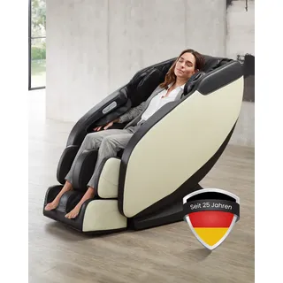 Massagesessel Welcon Prestige II mit Fußmassage | schwarz-weiß
