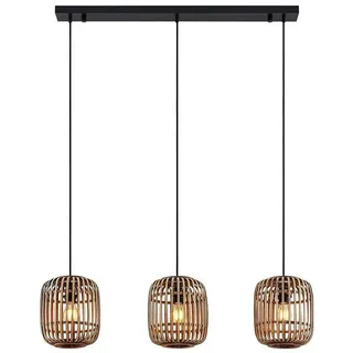 LINDBY Canyana 3-flg. 105 cm Holz beige