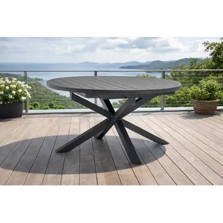 Destiny Arona Gartentisch Ø 120/170 x 75 cm Grau