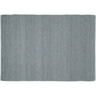 OCI DIE TEPPICHMARKE Teppich FAVORIT, rund, Höhe: 12 mm, Handweb-Teppich aus Indien, handgewebt, hochwertig verarbeitet blau|grau Ø 250 cm x 12 mm