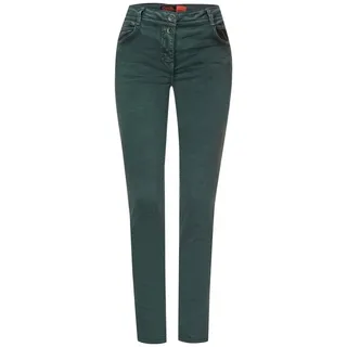 Cecil Stretch-Jeans grün|rosa 31/30