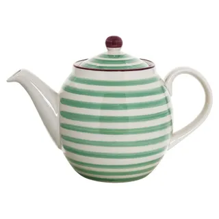 Bloomingville Teekanne, Grün, Steingut, Ø 24xH16 cm