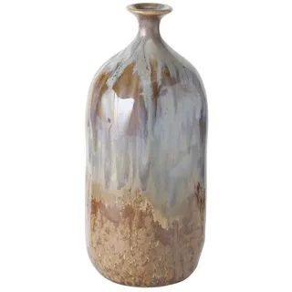 BOLTZE GRUPPE GmbH Kugelvase Boltze Vase Sensu 32 cm Steingut bunt modern elegant, Steingut mit reaktiver Glasur