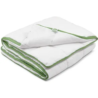 irisette® greenline Steppbett mit Klimaband - weiß