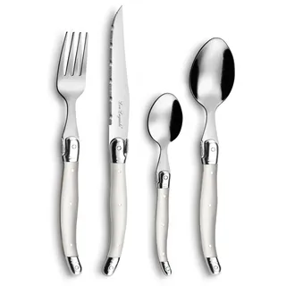 Besteck-Set Lou Laguiole Rustic 24 Stücke zweifarbig Metall