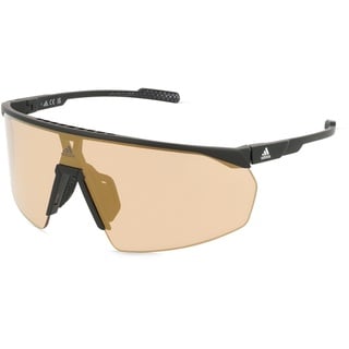 Adidas SP0075 Damen-Sonnenbrille Vollrand Eckig Acetat-Gestell, schwarz