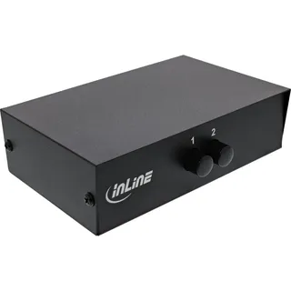 InLine InLine® AV Umschalter manuell 2-port, 3x Cinch IN/OUT