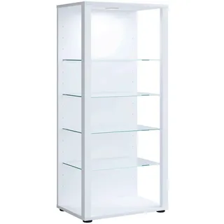VCM Vitrine Glasol 51,8 x 34,8 x 114,5 cm Weiß