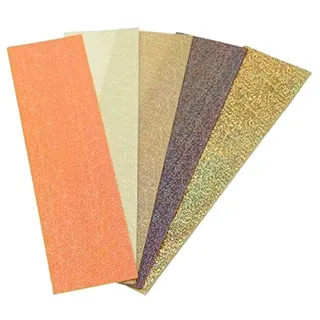 efco Wachsplatten Set 1 200 x 50 x 0,5 mm 5 Stück Glimmer Sortiert